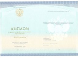 Диплом специалиста Новые бланки 2014-2021 годов в Новокузнецке